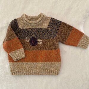 B.U.M. Equipment Colourblock Raglan Knitted Sweater 12 Months